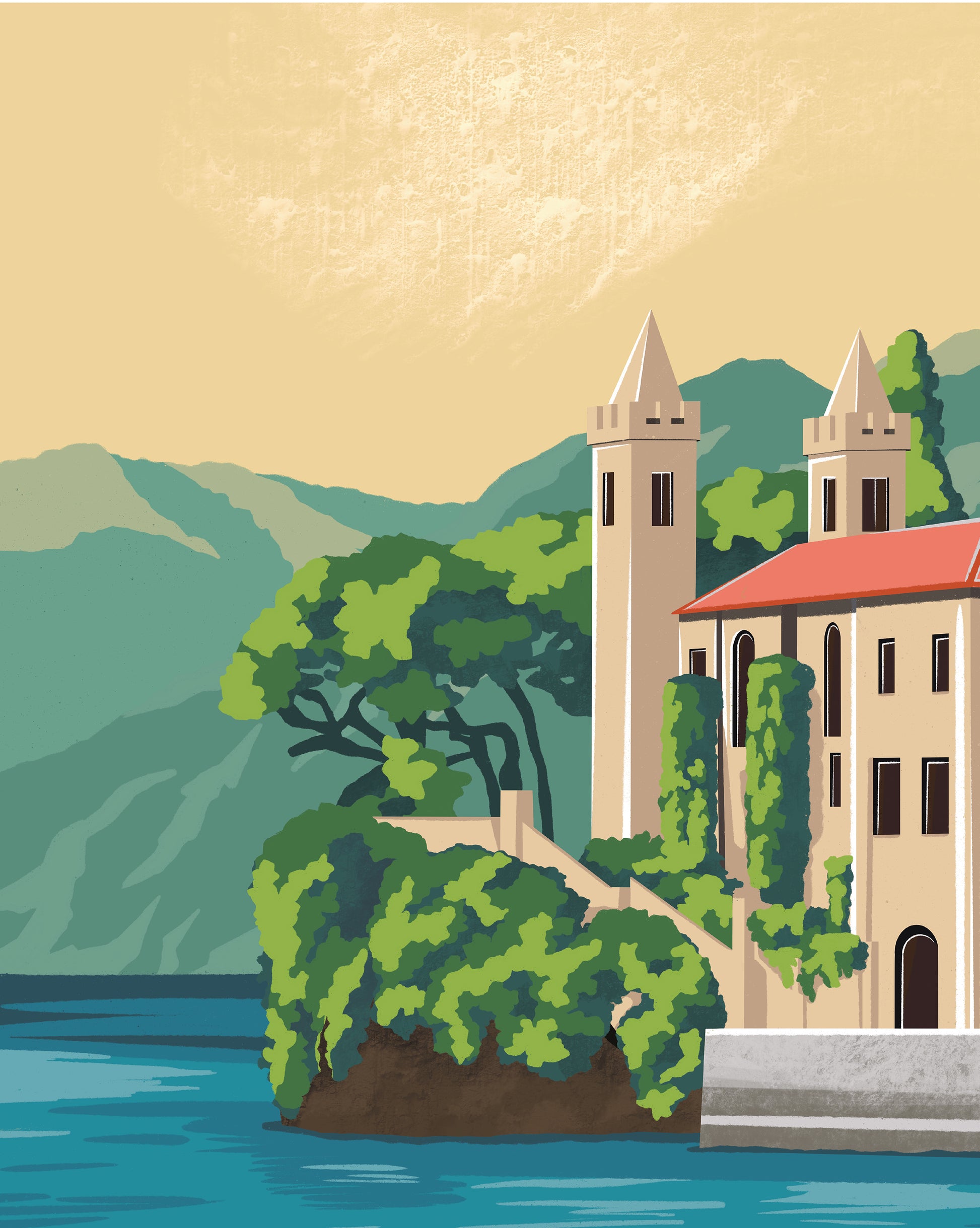 Villa del Balbianello, Lago di Como Art Puzzle 1000 pezzi (121-B5070)